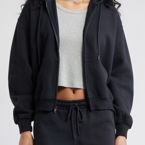 Source Unknown Black Women's Zip-Up Hoodie